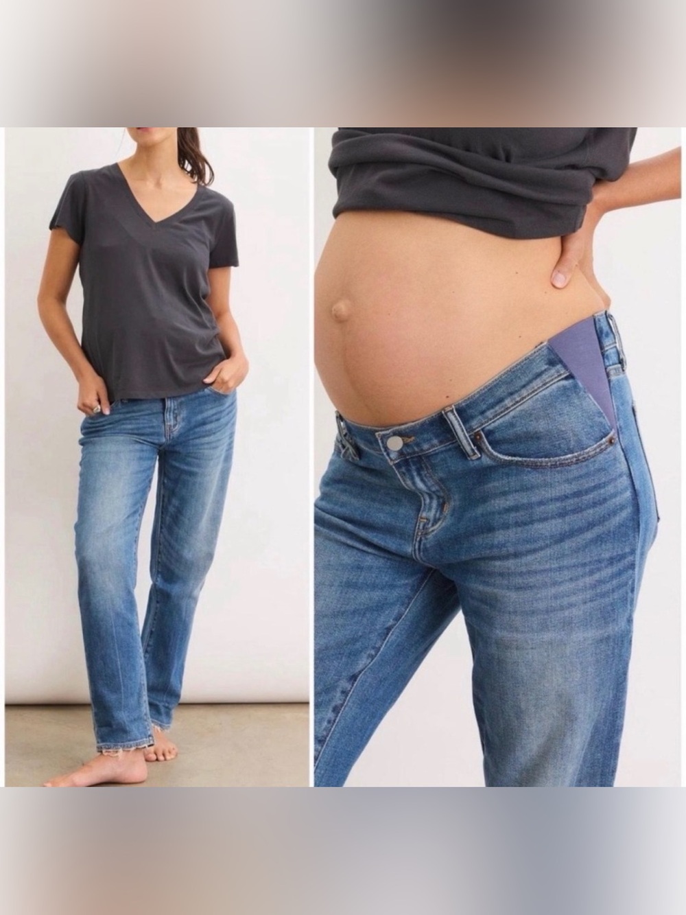 Hatch boyfriend maternity jeans size 28